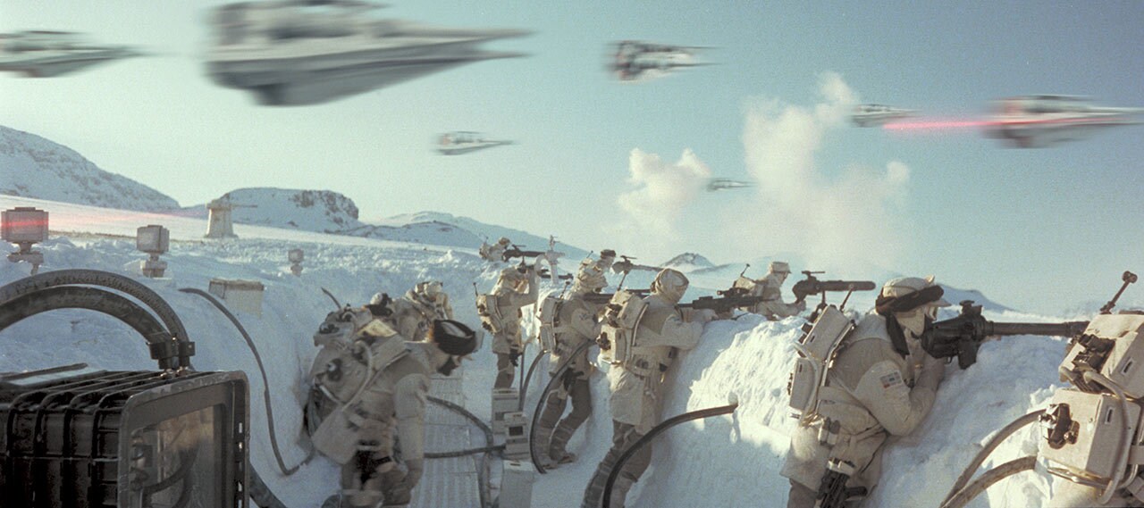 Trenches at the Battle of Hoth