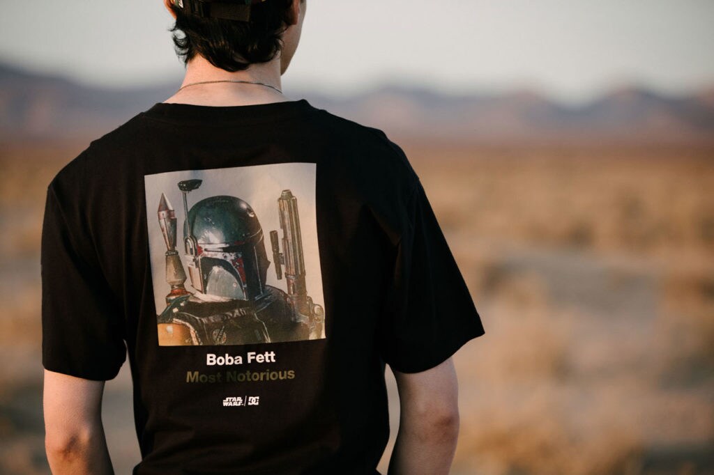 The DC Shoes Boba Fett capsule collection T-shirt