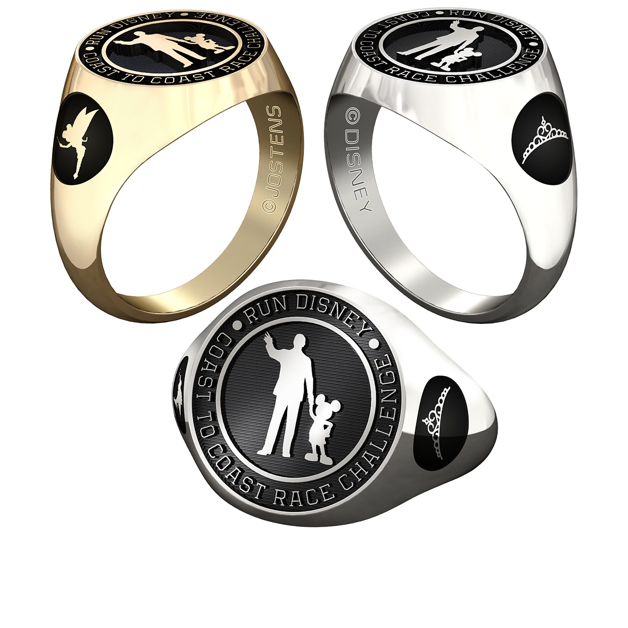 Tinker Bell and Princess runDisney Ring for Women by Jostens - Personalizable