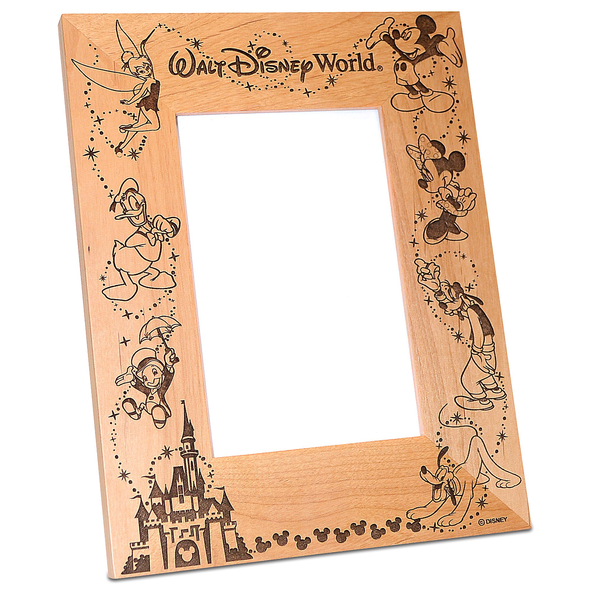 Walt Disney World Cinderella Castle Photo Frame by Arribas - Personalizable