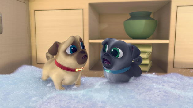 Cleanin' Pup! | Puppy Dog Pals | Disney Junior