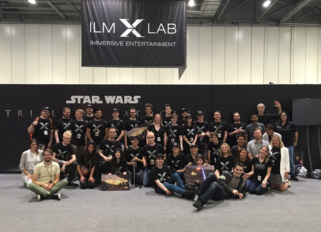 ILMxLAB volunteers at Star Wars Celebration.