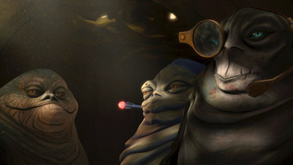 Three Hutts convene in The Clone Wars.