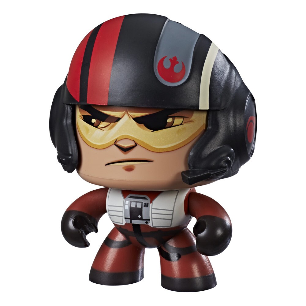 A Mighty Muggs action figure of Poe Dameron.