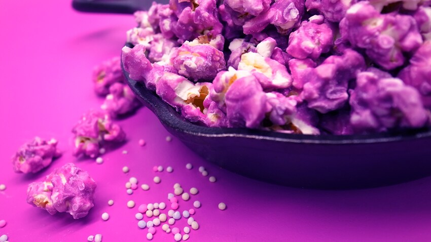 Rapunzel’s Purple Popcorn