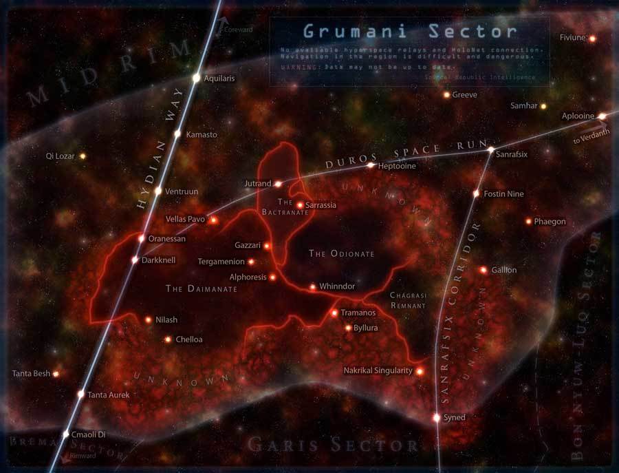 Grumani Sector map