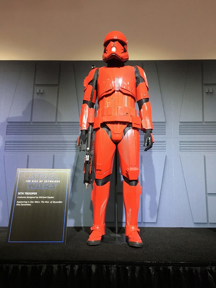 Sith trooper on display at San Diego Comic-Con 2019