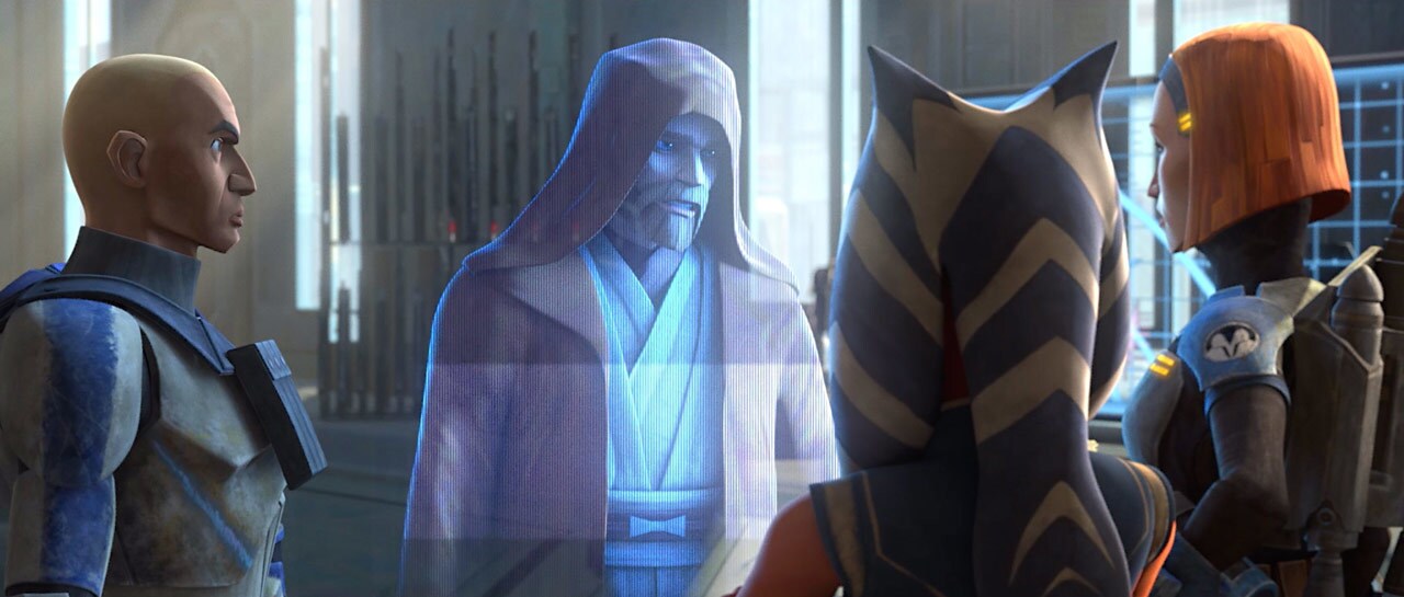 Obi-Wan, Ahsoka, Rex, and Bo-Katan
