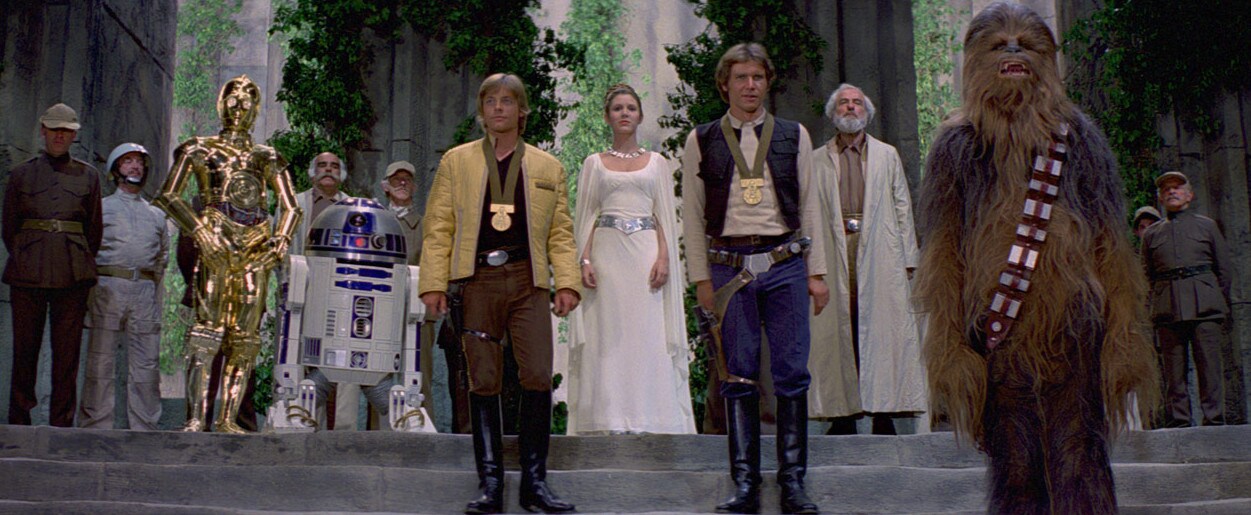 Star Wars: A New Hope - medal ceremony
