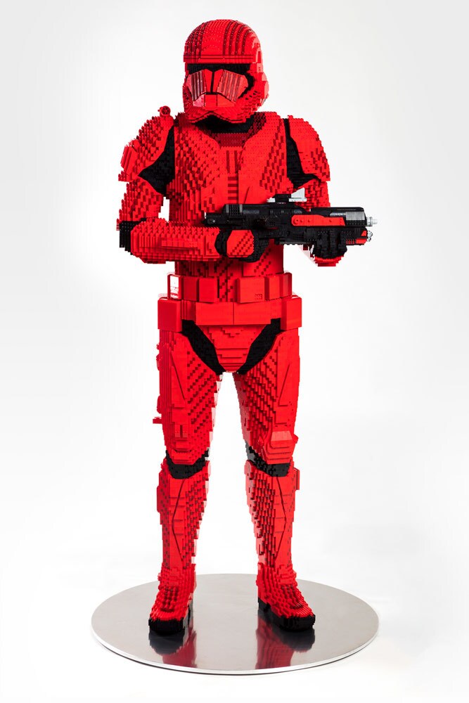 LEGO Sith trooper life-size model