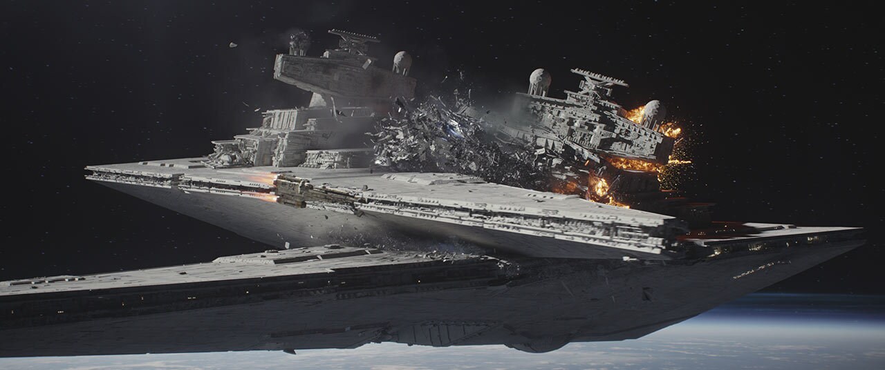 star wars super star destroyer crash