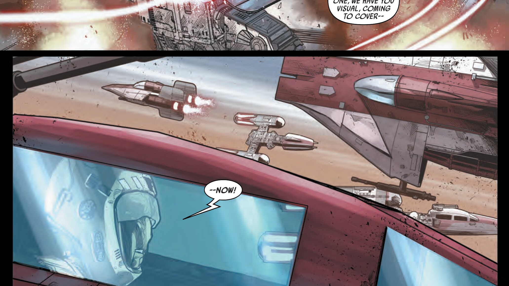 Star Wars Shattered Empire #2 - A-Wing attack