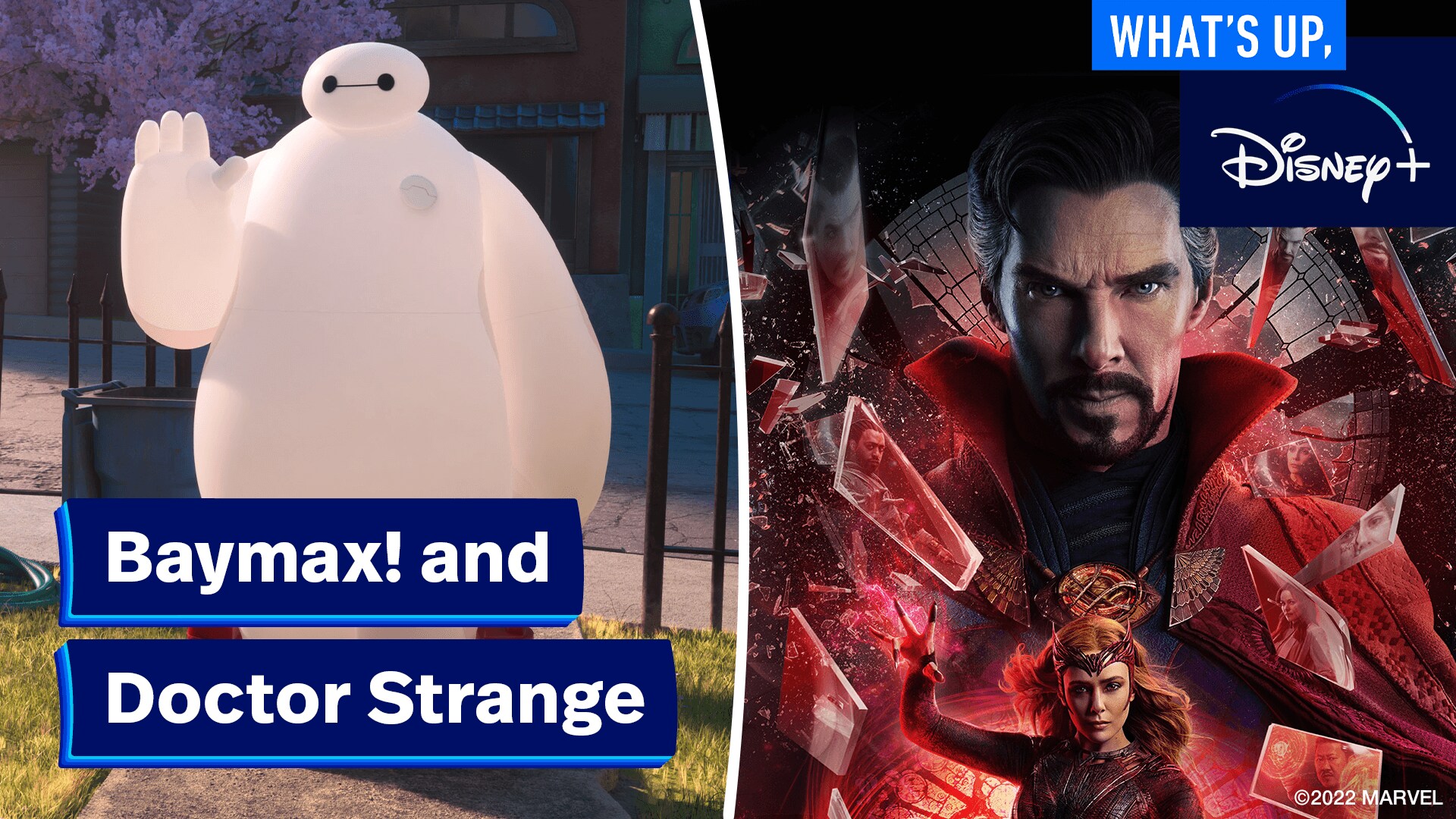 Baymax! and Marvel Studios' Doctor Strange in the Multiverse of Madness | What's Up, Disney+