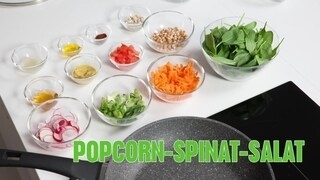 An die Töpfe, fertig, lecker! Rezeptvideo - Popcorn Spinat Salat