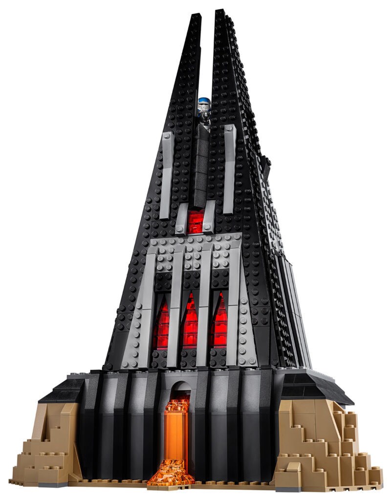 LEGO Star Wars Darth Vader's Castle exterior.