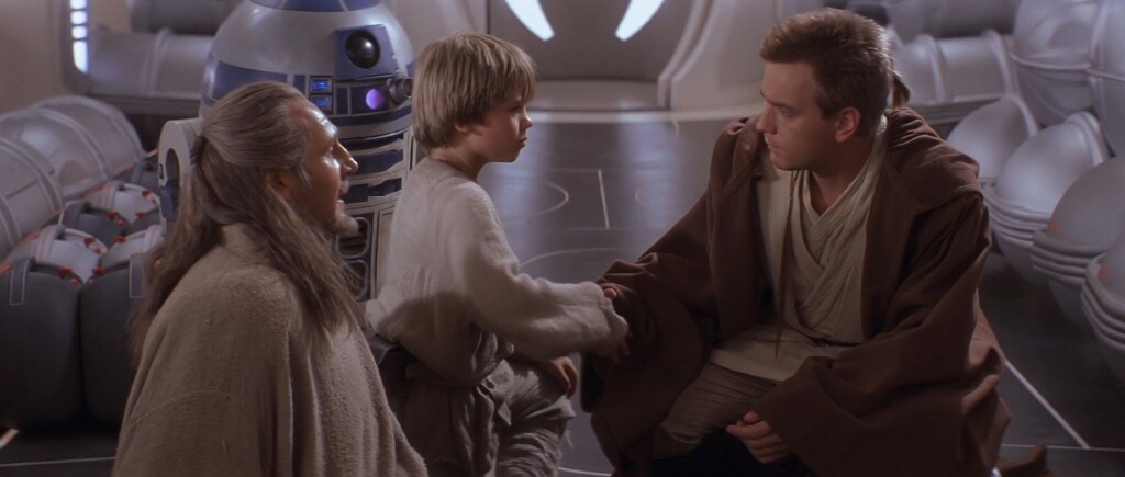 Fateful meeting between Anakin Skywalker and Obi-Wan Kenobi