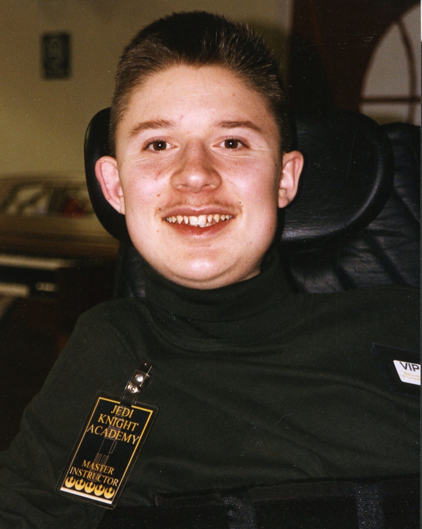 Rebel Knight Benjamin Fitzgerald in uniform, 1997 Hackensack Star Wars convention.