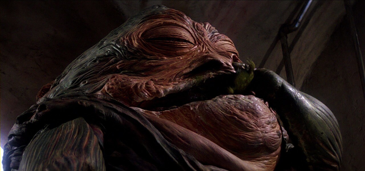 Jabba the Hutt eats paddy frogs in Star Wars: Return of the Jedi.