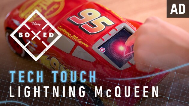 Tech Touch Lightning Rayo Mcqueen Con Pantalla Interactiva CARS Movie Tech Touch Lightning McQueen Interactive Toy Car Preview