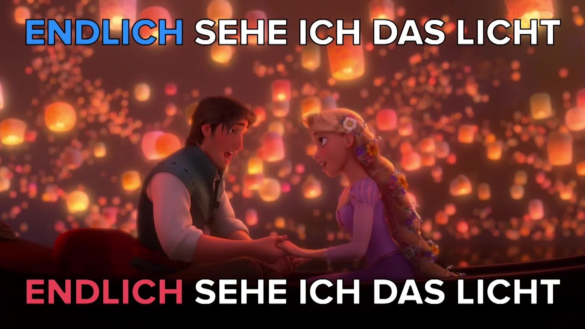 Endlich Sehe Ich Das Licht Text Rapunzel - Neu verföhnt | Disney Filme