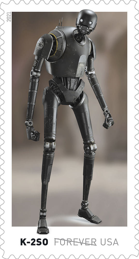 Star Wars stamps - K-2SO