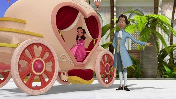 Sofia the first carriage online