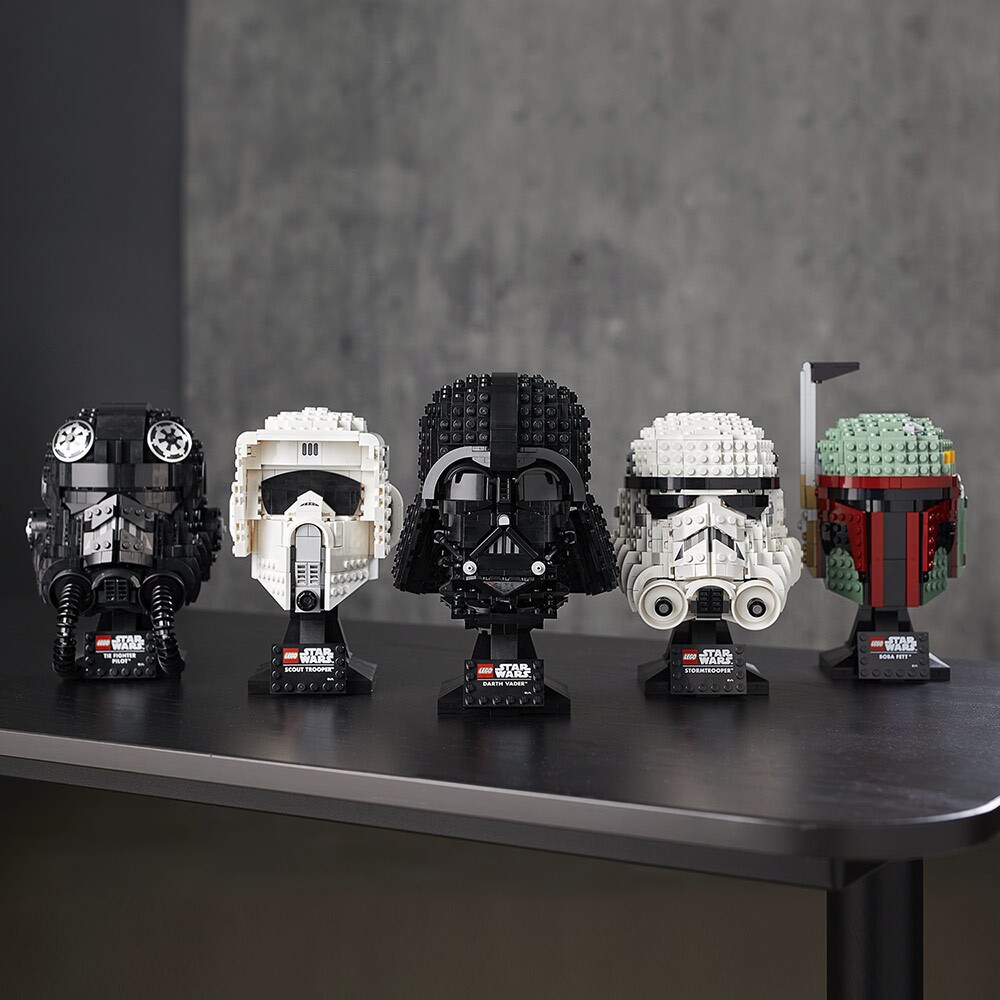 LEGO Star Wars helmets
