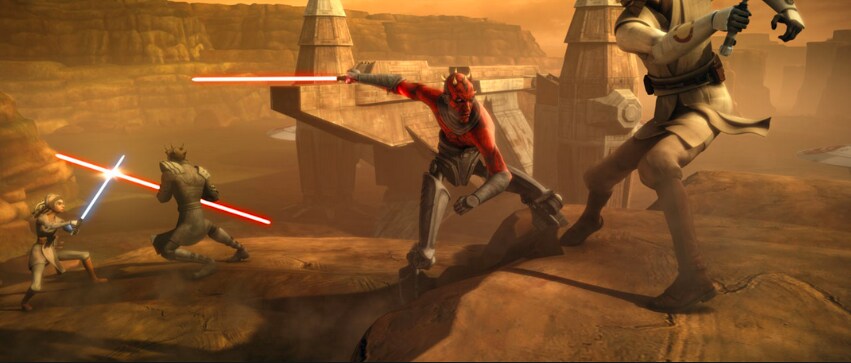Darth Maul and Savage Opress vs. Obi-Wan Kenobi