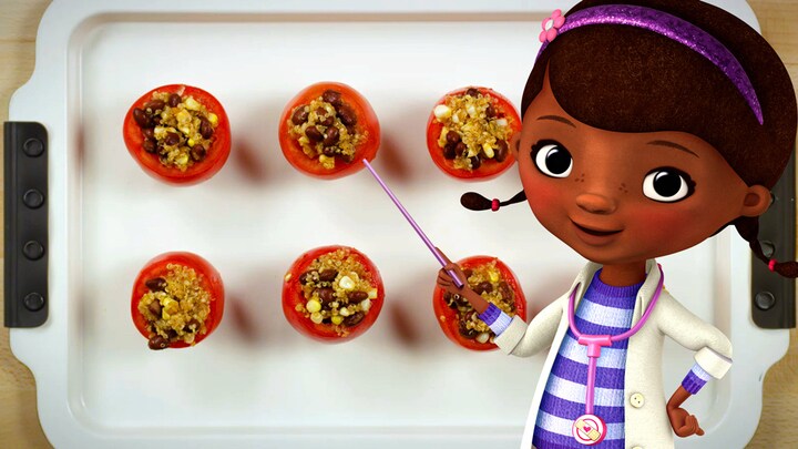 Doc McStuffins' Quinoa Stuffed Tomatoes | Disney Eats