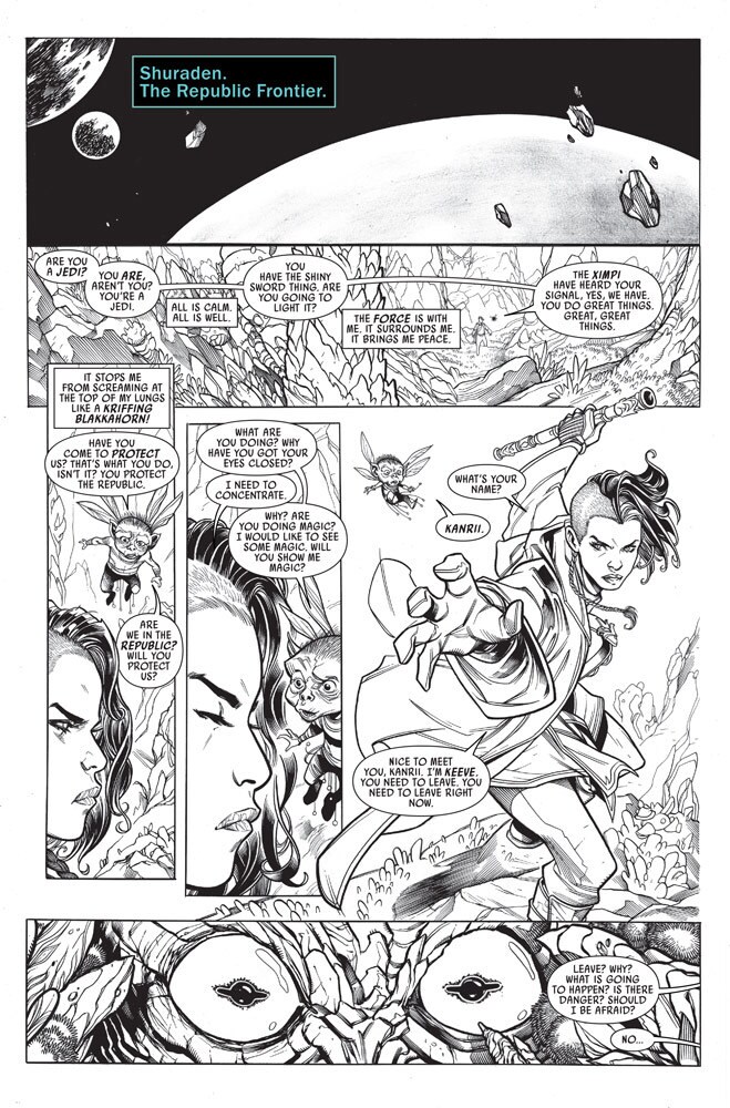 Marvel’s Star Wars: The High Republic #1 page 1