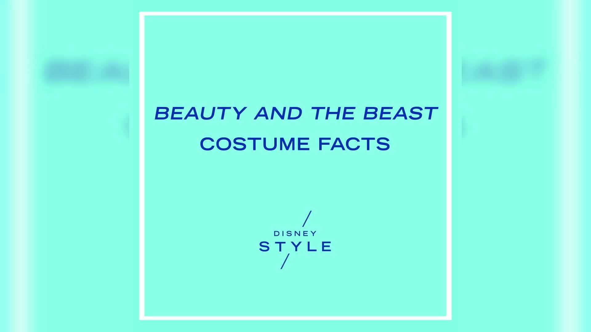 Beauty and the Beast Costume Facts