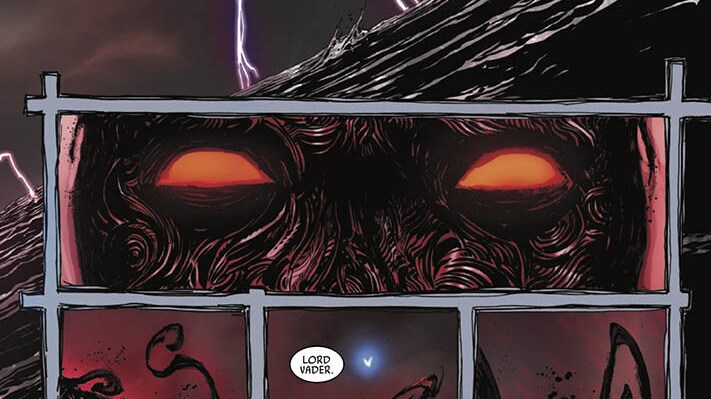 A page from Issue 8 of Marvel's Darth Vader: Dark Lord of the Sith.