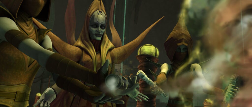 Mother Talzin and the Nightsisters in Star Wars: The Clone Wars.