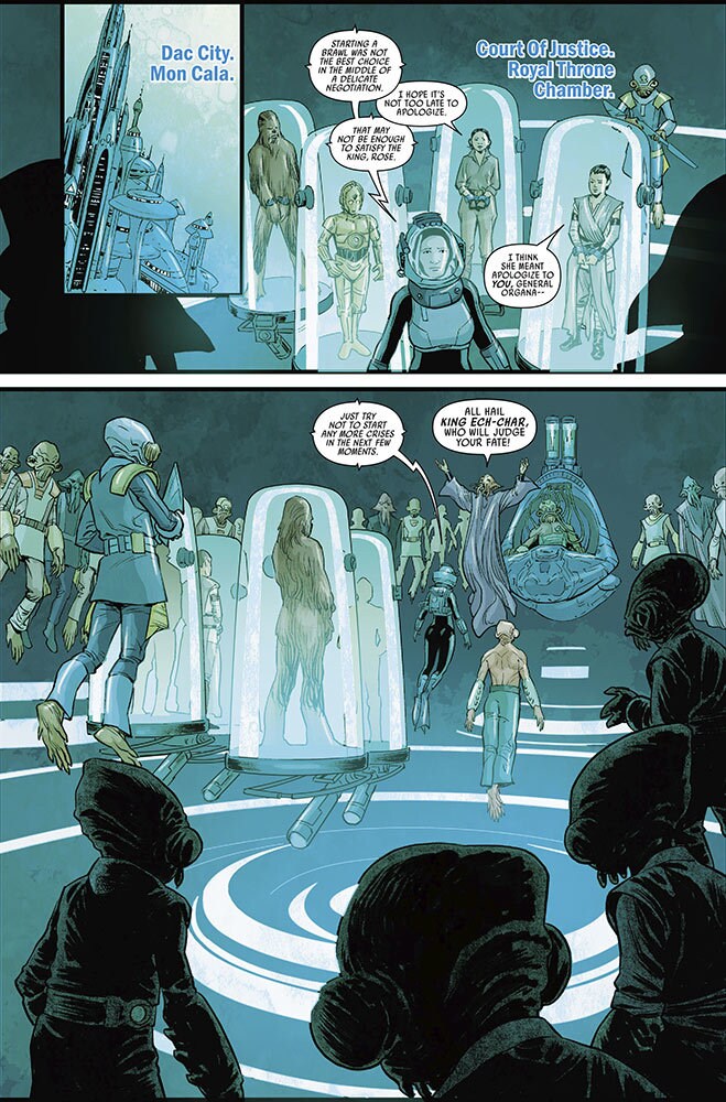 A page from Journey to Star Wars: The Rise of Skywalker - Allegiance #3.