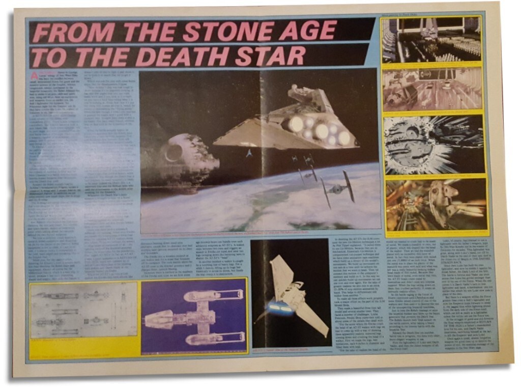 Return of the Jedi Poster Magazine #3 - Death Star article