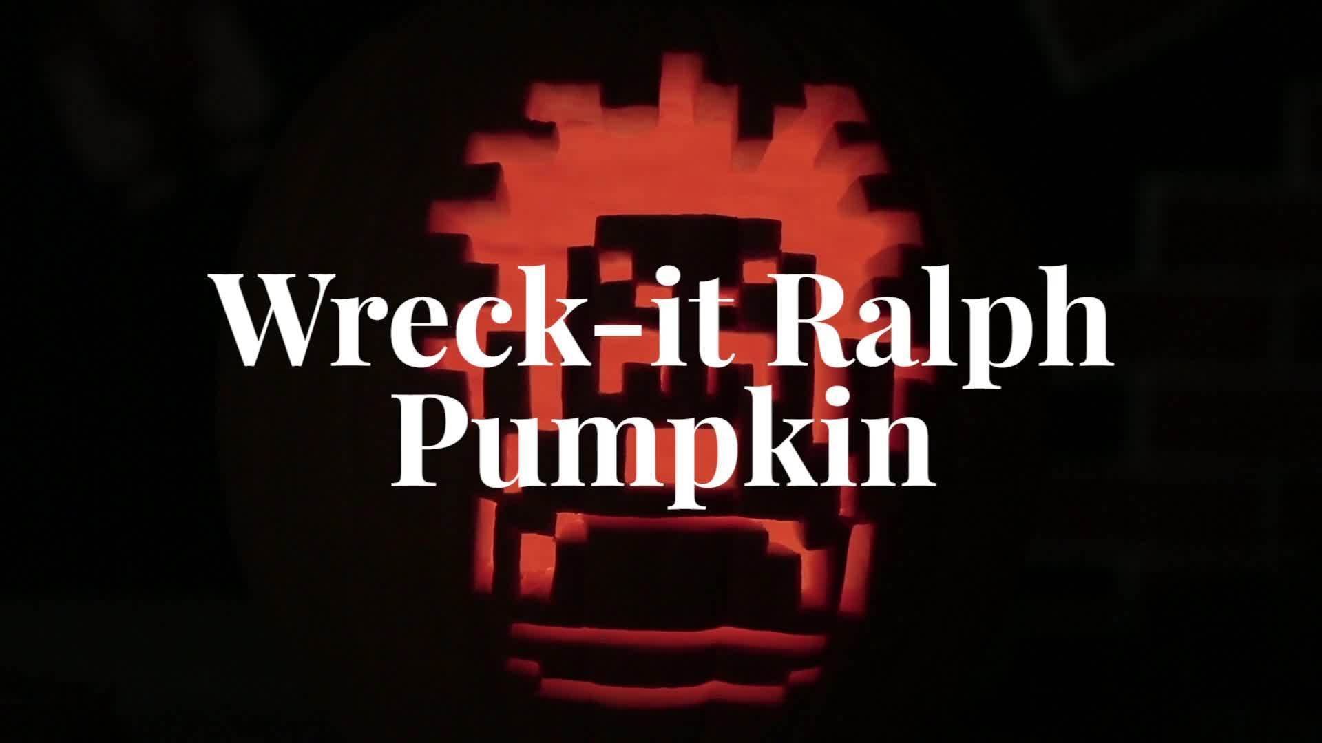Wreck-It Ralph Pumpkin Carving | Disney Family DIY