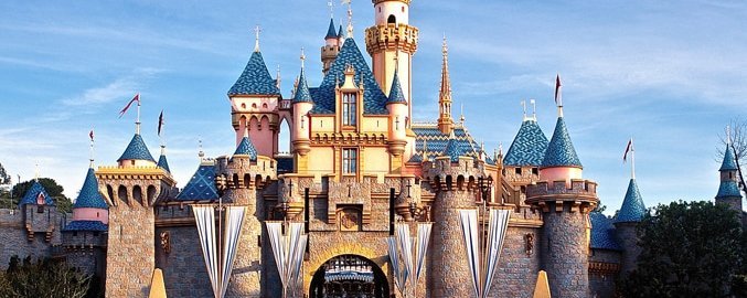 A castle at a Disney park.