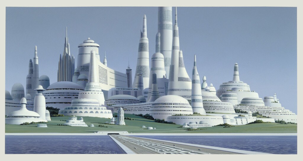 Ralph McQuarrie concept art from the original Star Wars trilogy, used as inspiration for Star Wars Rebels