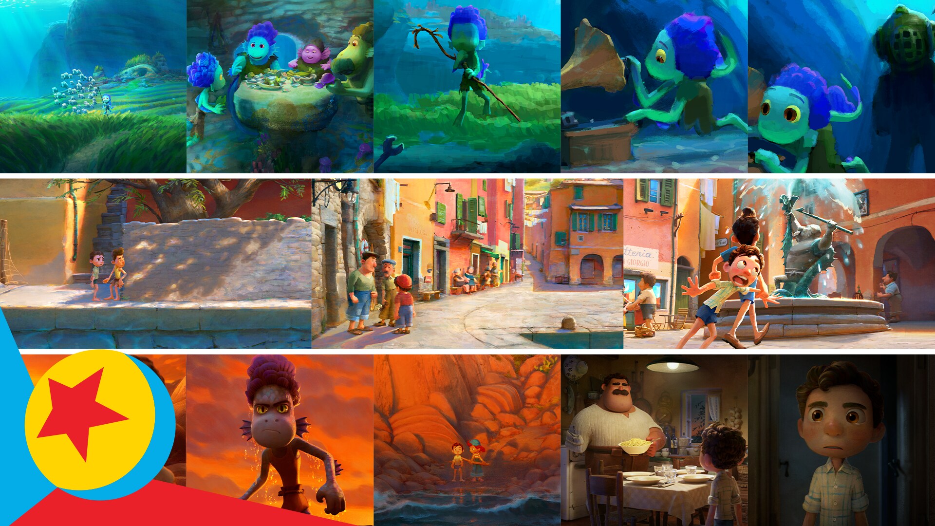 Journey Into Luca's Color Script | Color Script Chronicles | Pixar