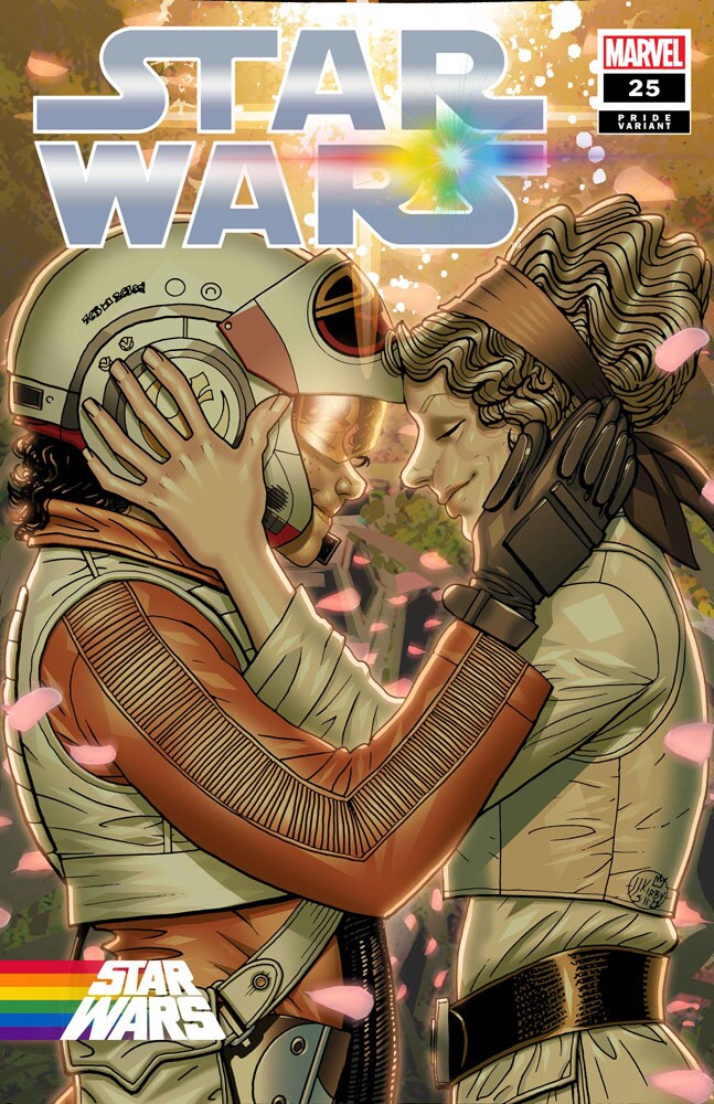 Star Wars #25 variant cover featuring Larma D'Acy & Wrobie Tyce