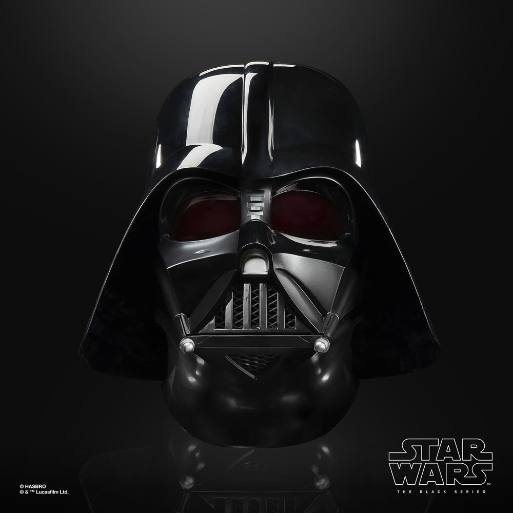 Star Wars: The Black Series Darth Vader helmet.