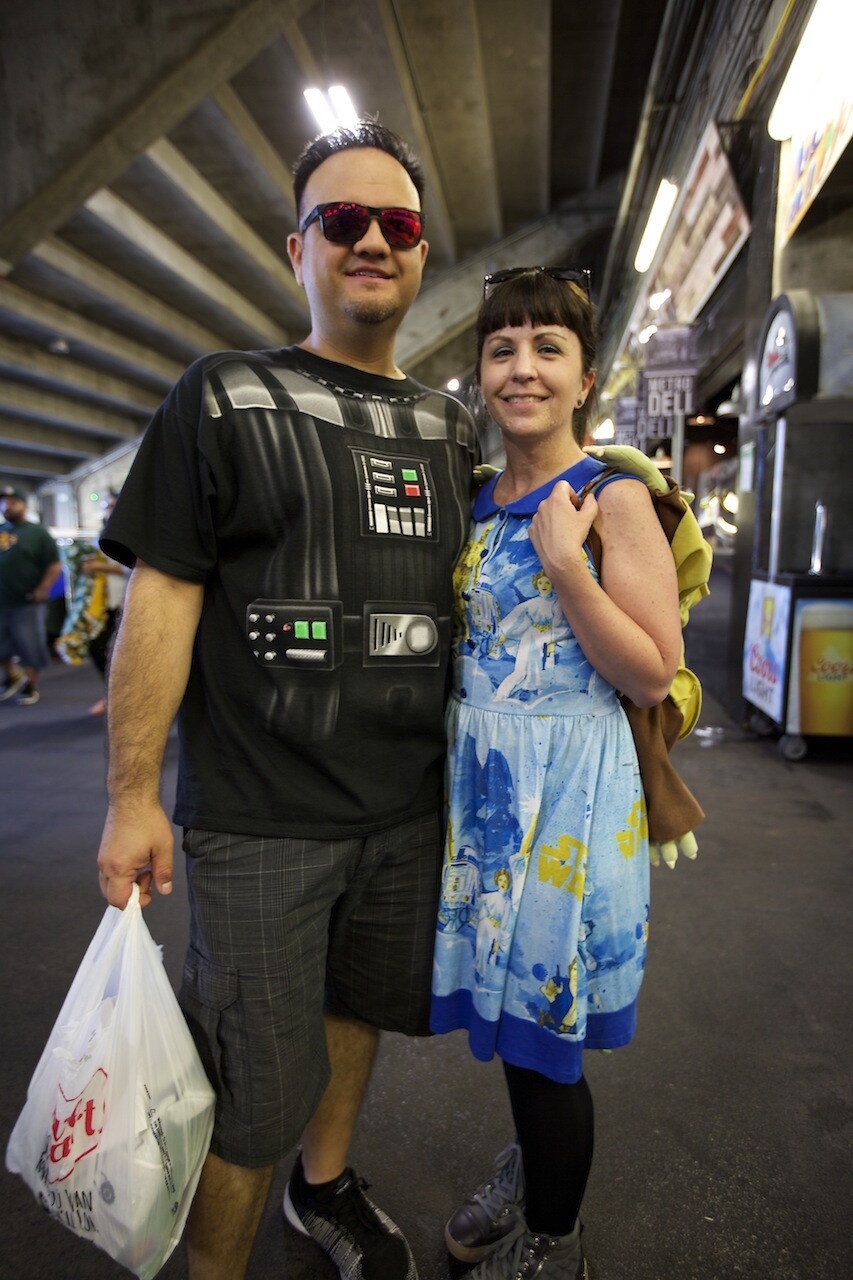 Star Wars Fireworks Night 2016 with the Oakland A's