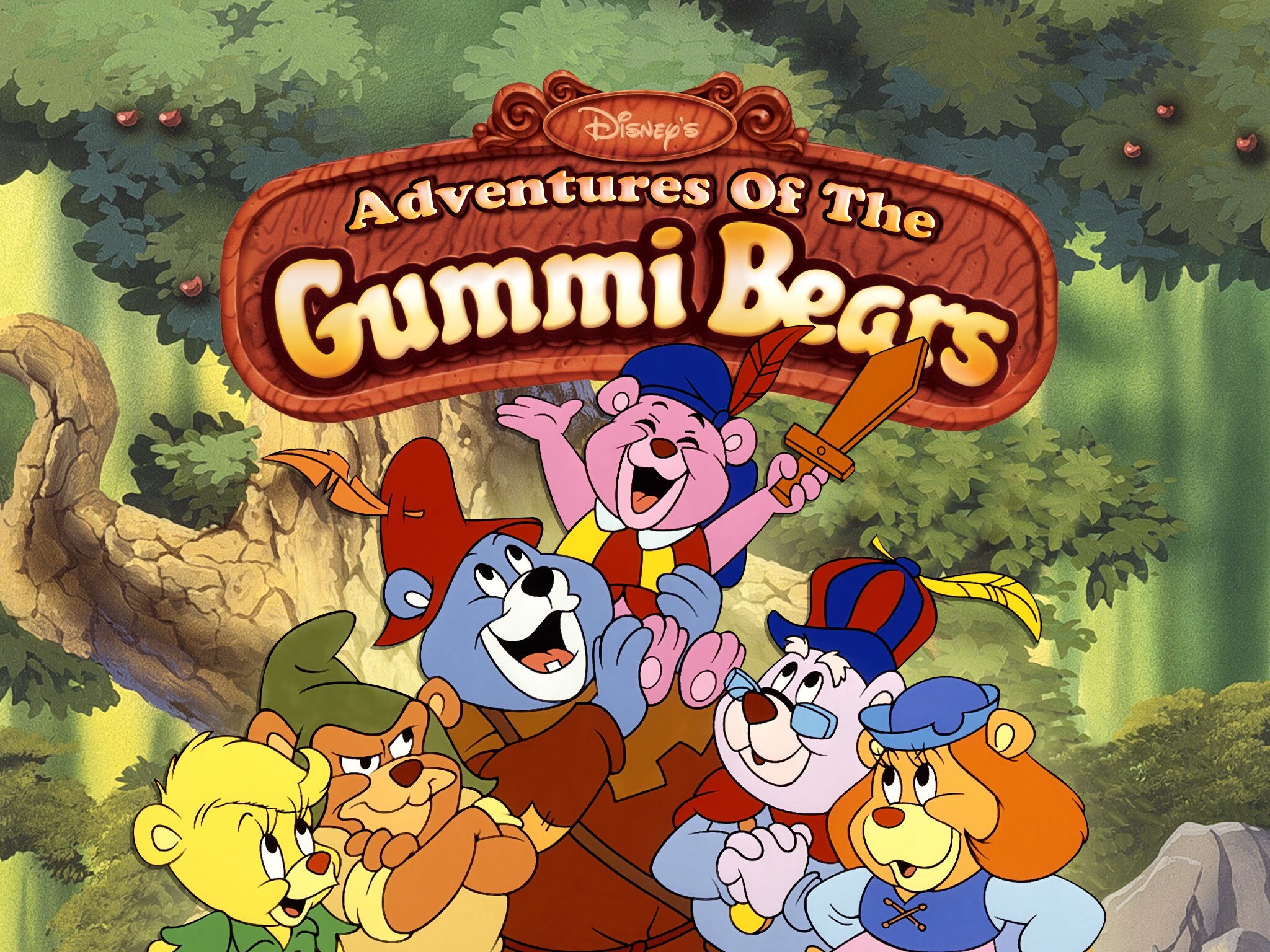 Gummi Bears Cartoon Disney Adventures Of The Gummi Bears Retro Design Gummi Bears Cartoon Disney Adventures Of The Gummi Bears Retro Design