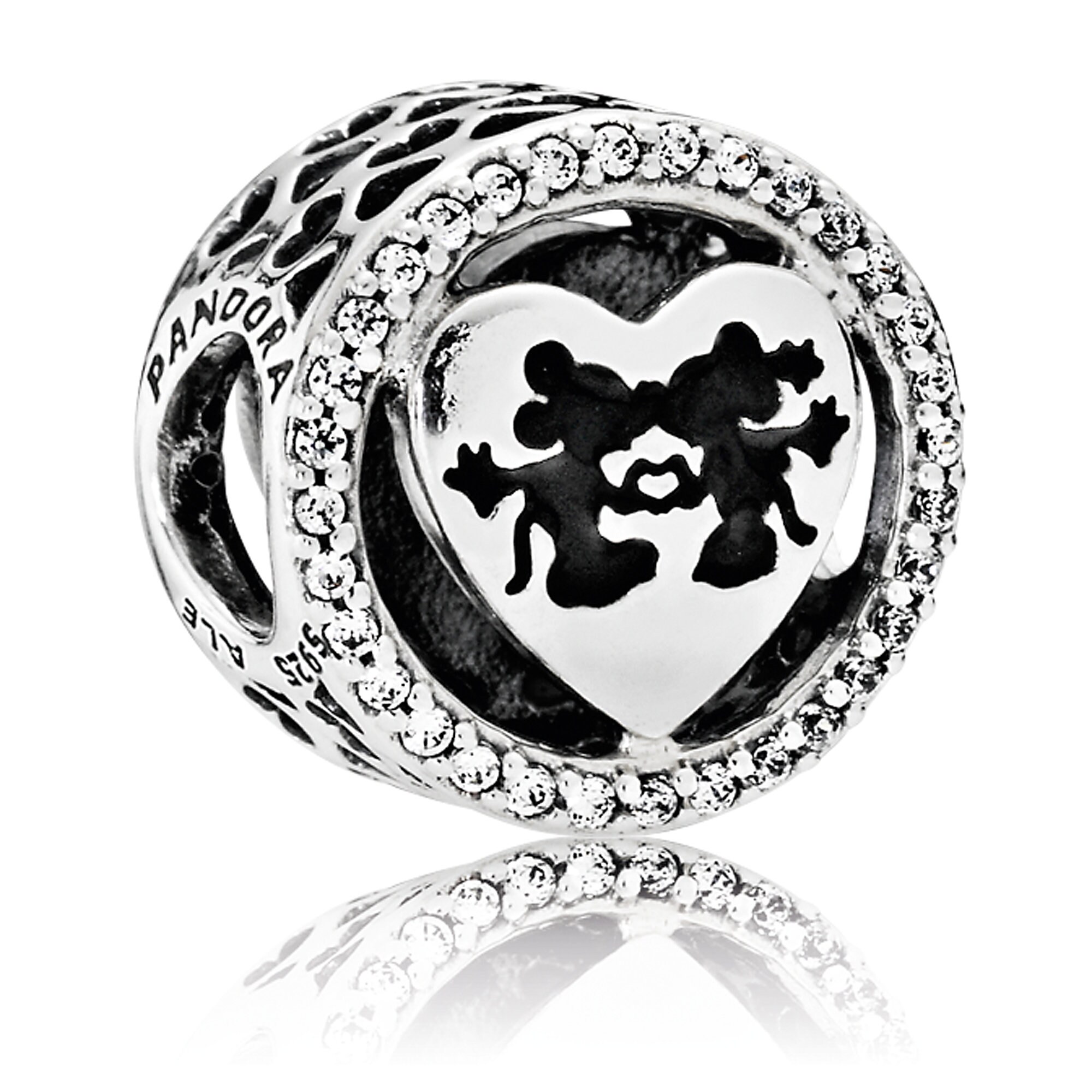 Mickey and Minnie Mouse Sweetheart Charm by Pandora Jewelry