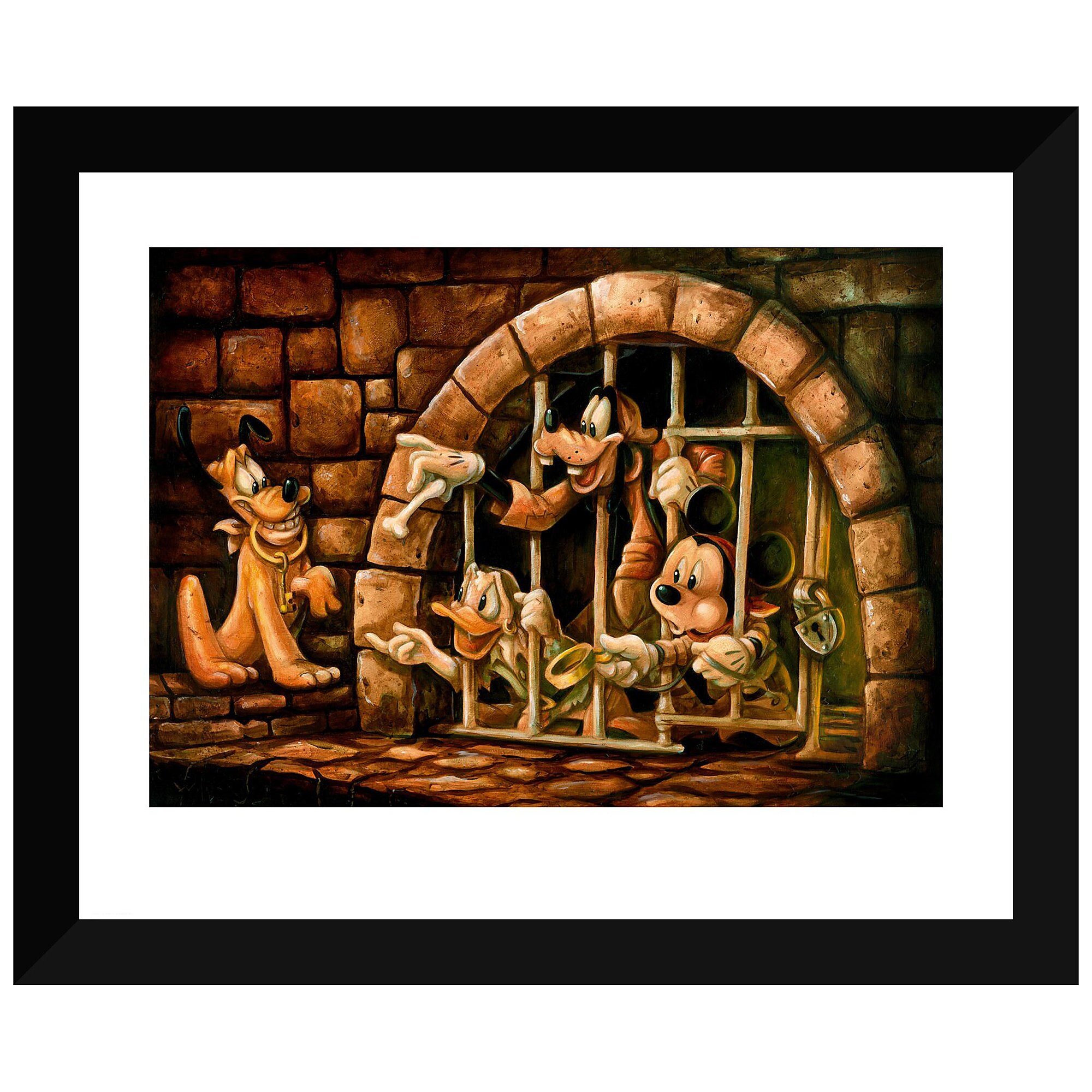 Mickey Mouse Pirates of the Caribbean ''Here Poochie'' Giclée by Darren Wilson