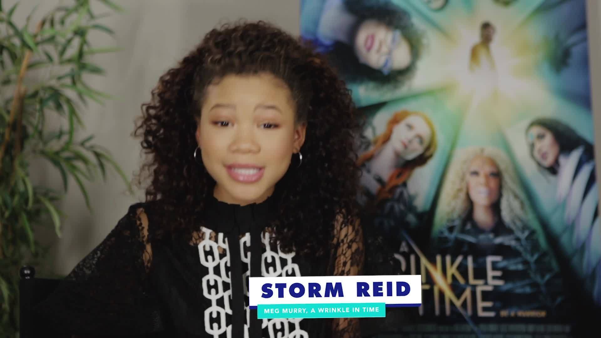 Storm Reid From A Wrinkle in Time Plays the Disney Word Association Game | Oh My Disney Show