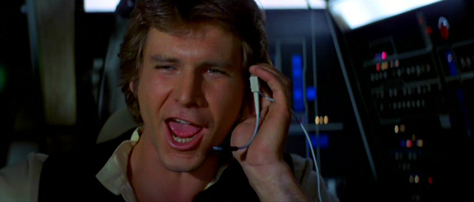 Han Solo saves Luke in A New Hope