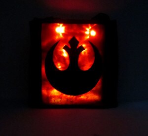 Rebel Alliance bag glowing