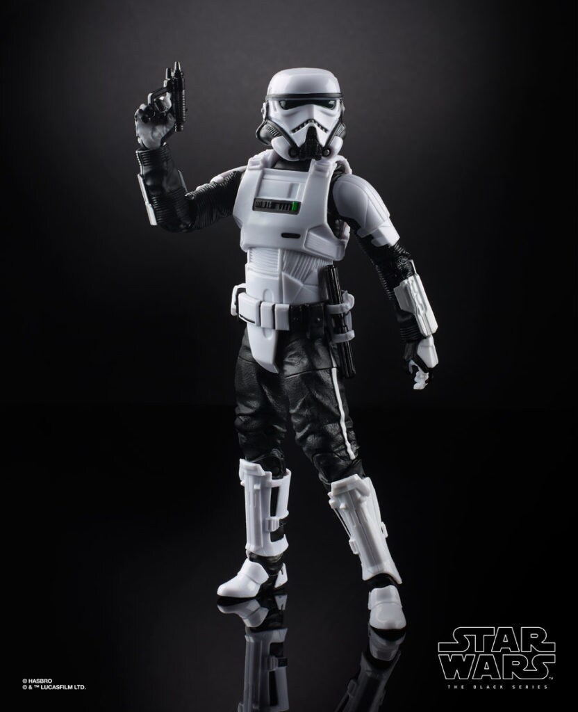 A patrol trooper action figure by Hasbro.