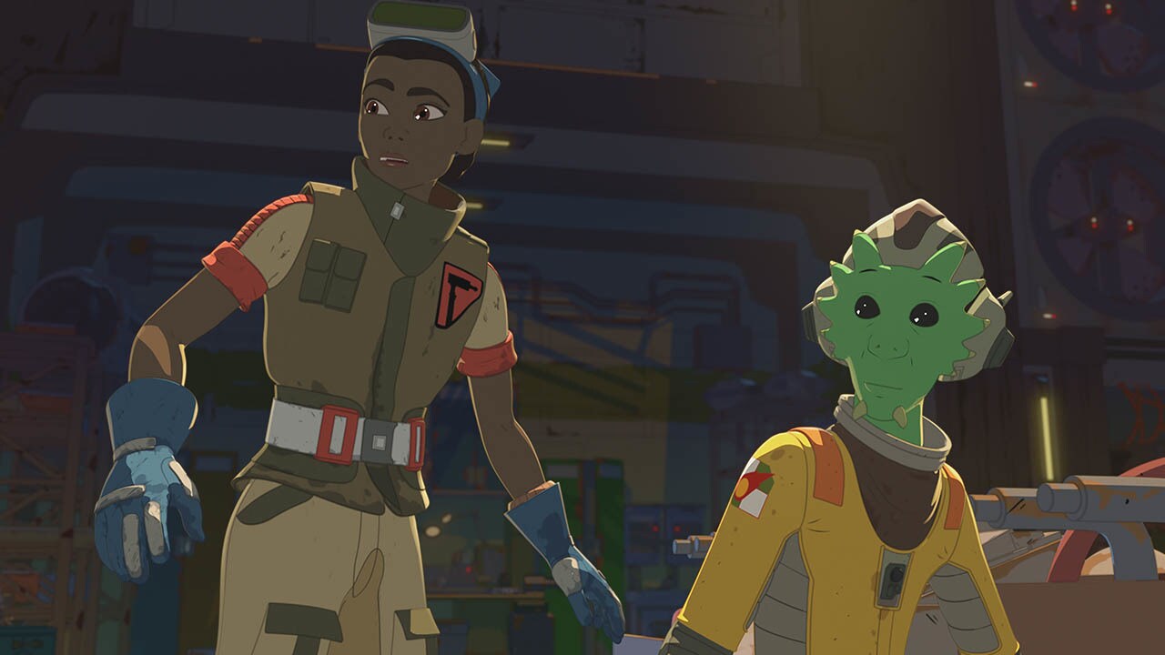 Tam and Neeku in Star Wars Resistance.